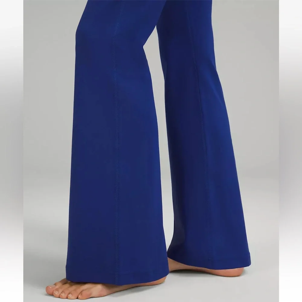 E2 Lululemon‎ Groove High Rise Blue Flared Pants - Picture 6 of 12